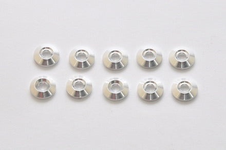HOBAO 87044S Alum Collar 3.2x10mm, 10PCS
