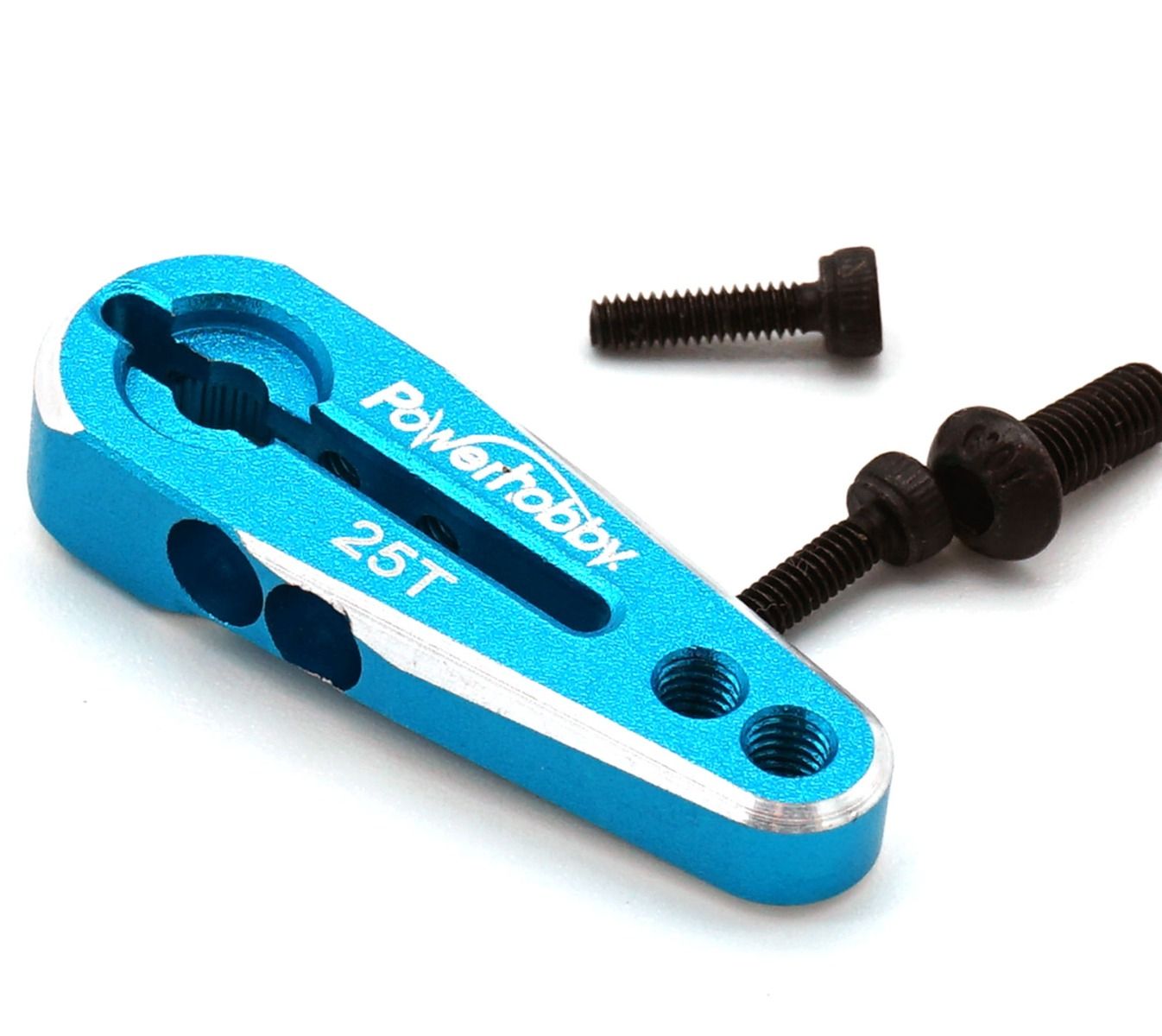 Servobocina de sujeción de aluminio Powerhobby 25T azul PHS1429-BLUE