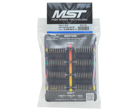 MST 820108 32mm Soft Coil Spring Set (8)