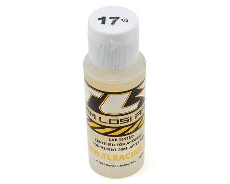 Huile d'amortisseur en silicone Team Losi Racing (2oz) (17,5wt)