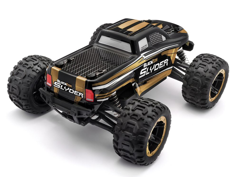 Black Zion Slyder BZN540101 1/16th RTR 4WD Camión monstruo eléctrico - Dorado