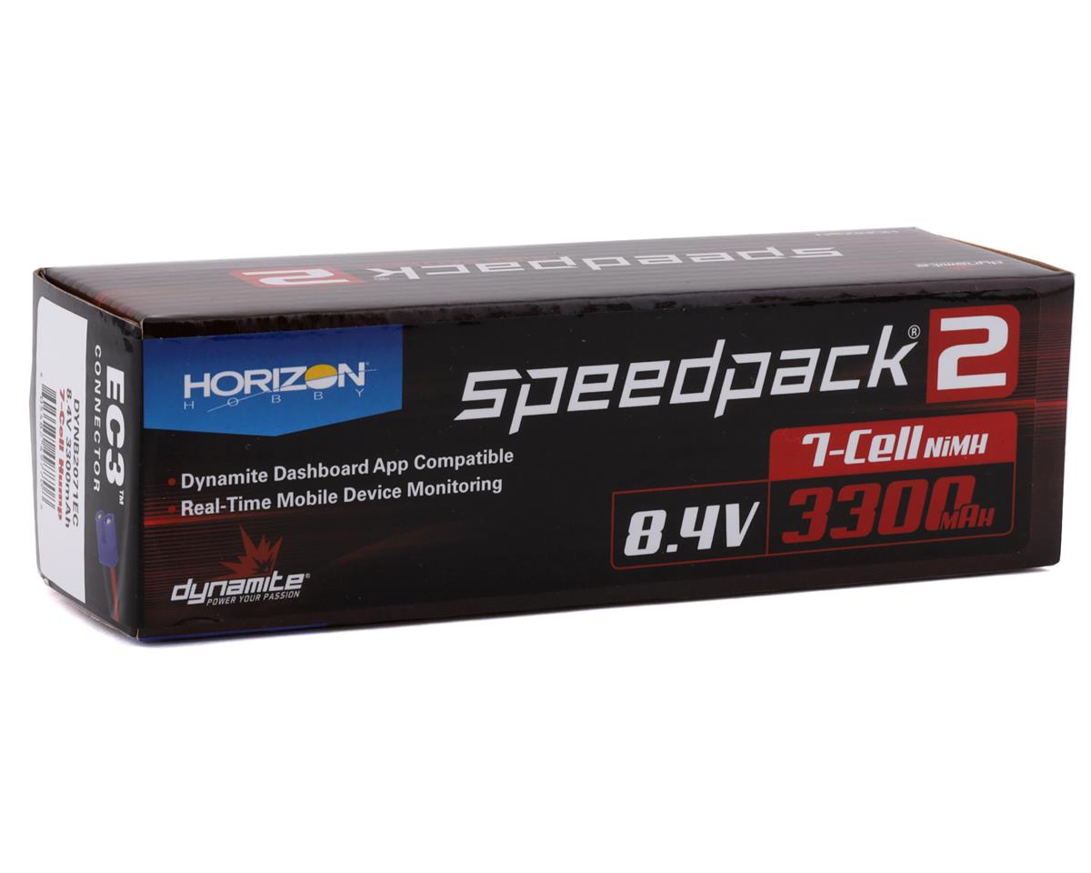 Dynamite SpeedPack2 7 Cell Hump Battery Pack w/EC3 Connector (8.4V/3300mAh)