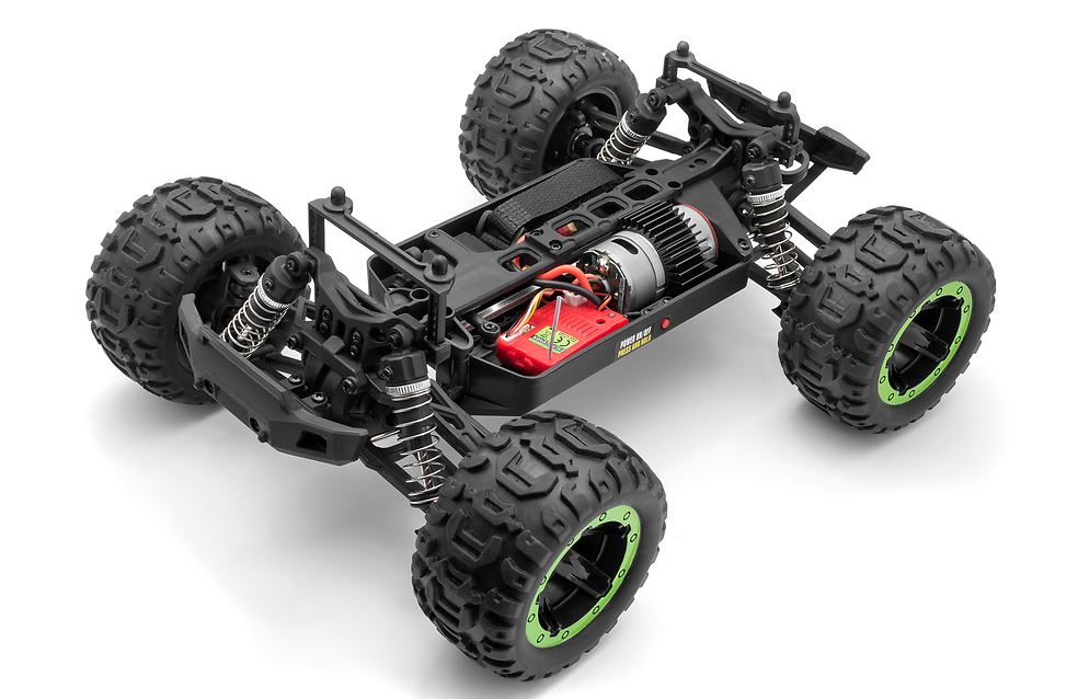 Black Zion Slyder BZN540100 1/16th RTR 4WD Electric Monster Truck - Green