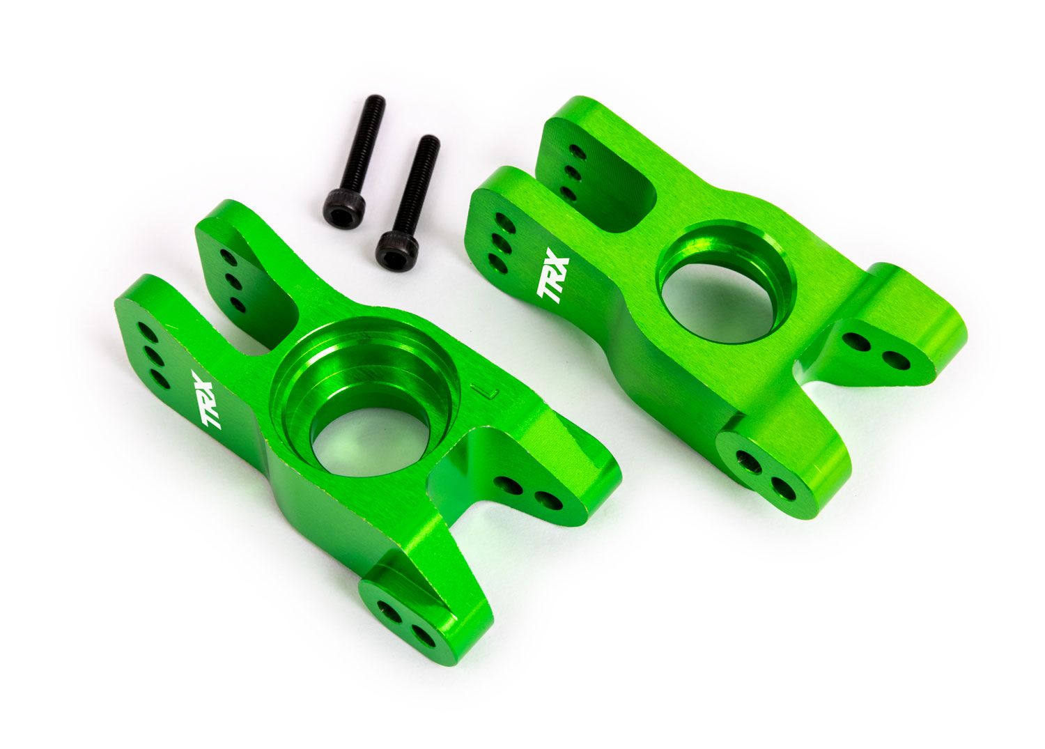TRAXXAS 9552G PORTADORES MUÑÓN ALUMINIO VERDE