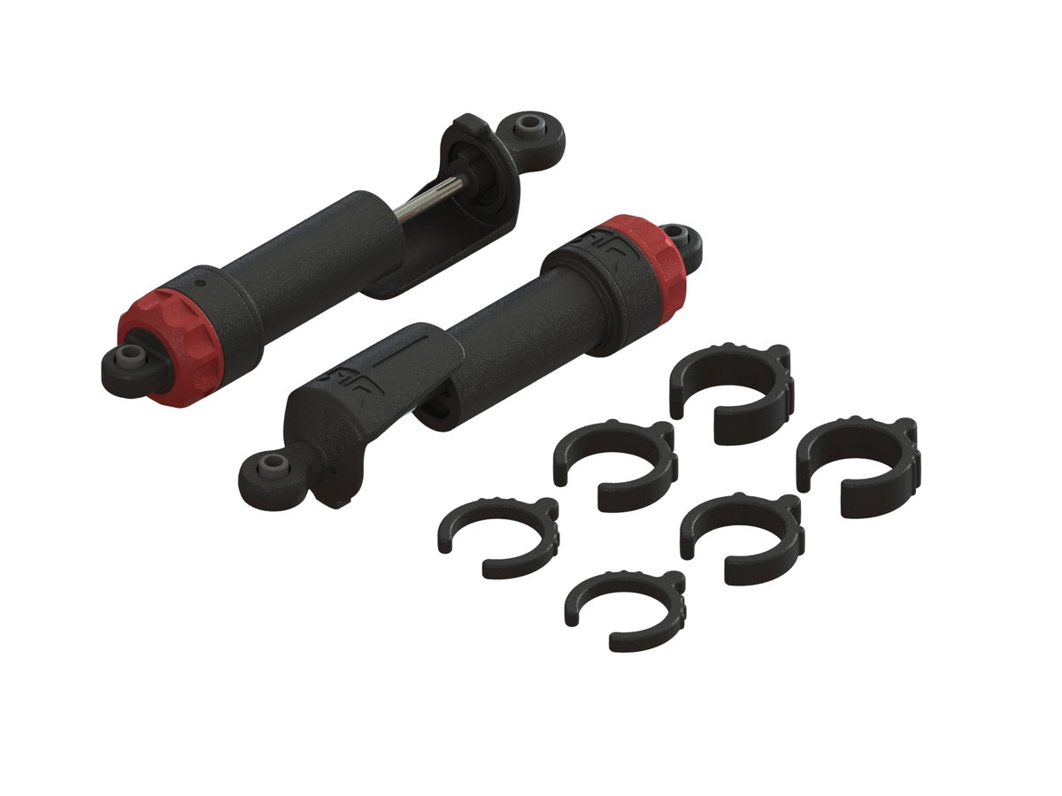 Kit Amortisseurs ARRMA - Longueur 89.5 Mm, Alésage 11 Mm, Piston 2x1.3 Mm, Huile 700 CSt - Réf. ARA-2373 - 3