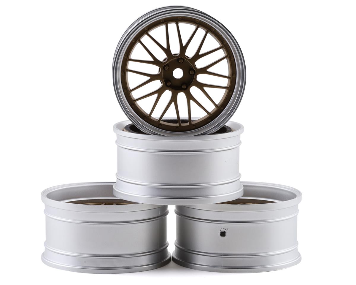 MST 832102GD FS-GD LM Juego de ruedas (dorado) (4) (desplazamiento intercambiable) con hexágono de 12 mm