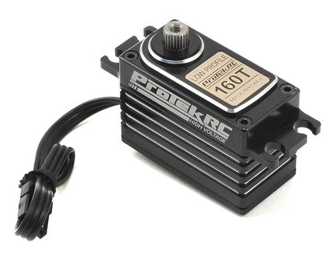 ProTek PTK-160T Servo de engranaje metálico de alto par y perfil bajo Alto voltaje/caja de metal