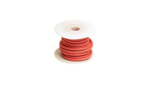Racers Edge 1206 10 Gauge Silicone Ultra-Flex Wire; 25' (Red)