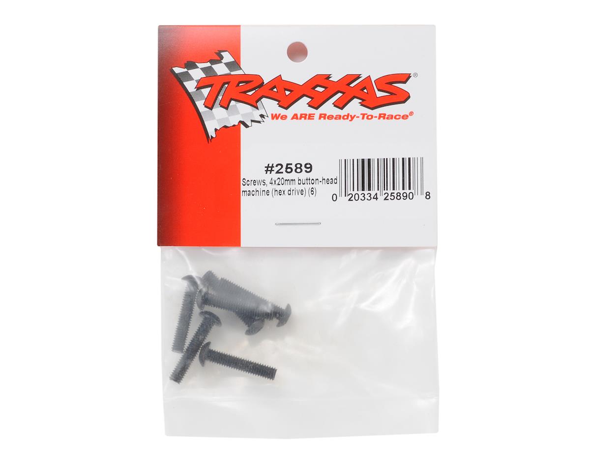 Traxxas 2589 4x20mm Button Head Machine Screws (6)
