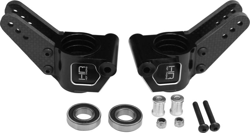 Hot Racing AFE22M01 Kraton/Outcast 8S Triple Bearing Support Rear Hubs (Black)(2)