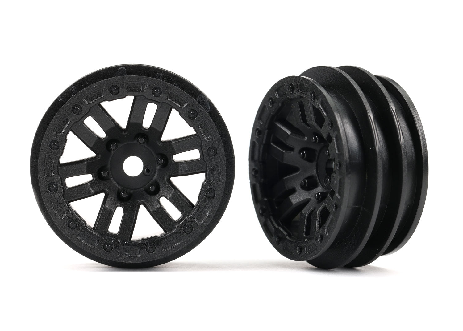 Traxxas 9768 Wheels, 1.0" (black) (2)