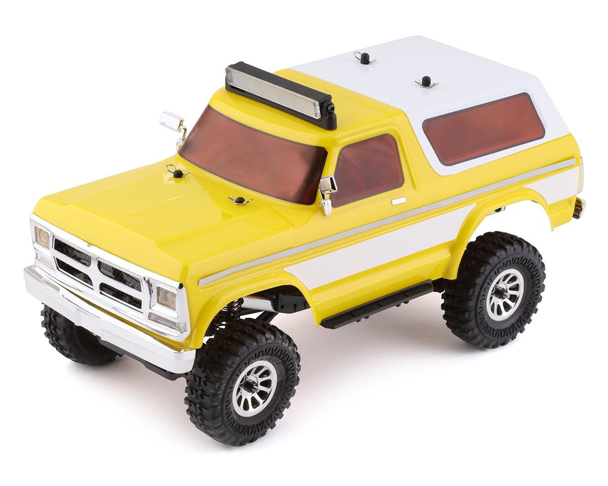 Panda Hobby Tetra X2 1/18 RTR Scale Mini Crawler w/2.4GHz Radio (Yellow/White)