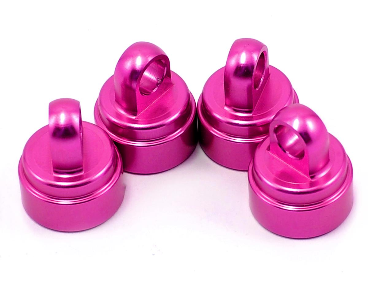 Traxxas 3767P Aluminum Ultra Shock Cap (Pink) (4)