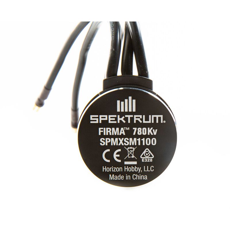 SPEKTRUM SPMXSM1100 Firma Brushless Motor, 780Kv, 6.5mm Bullet