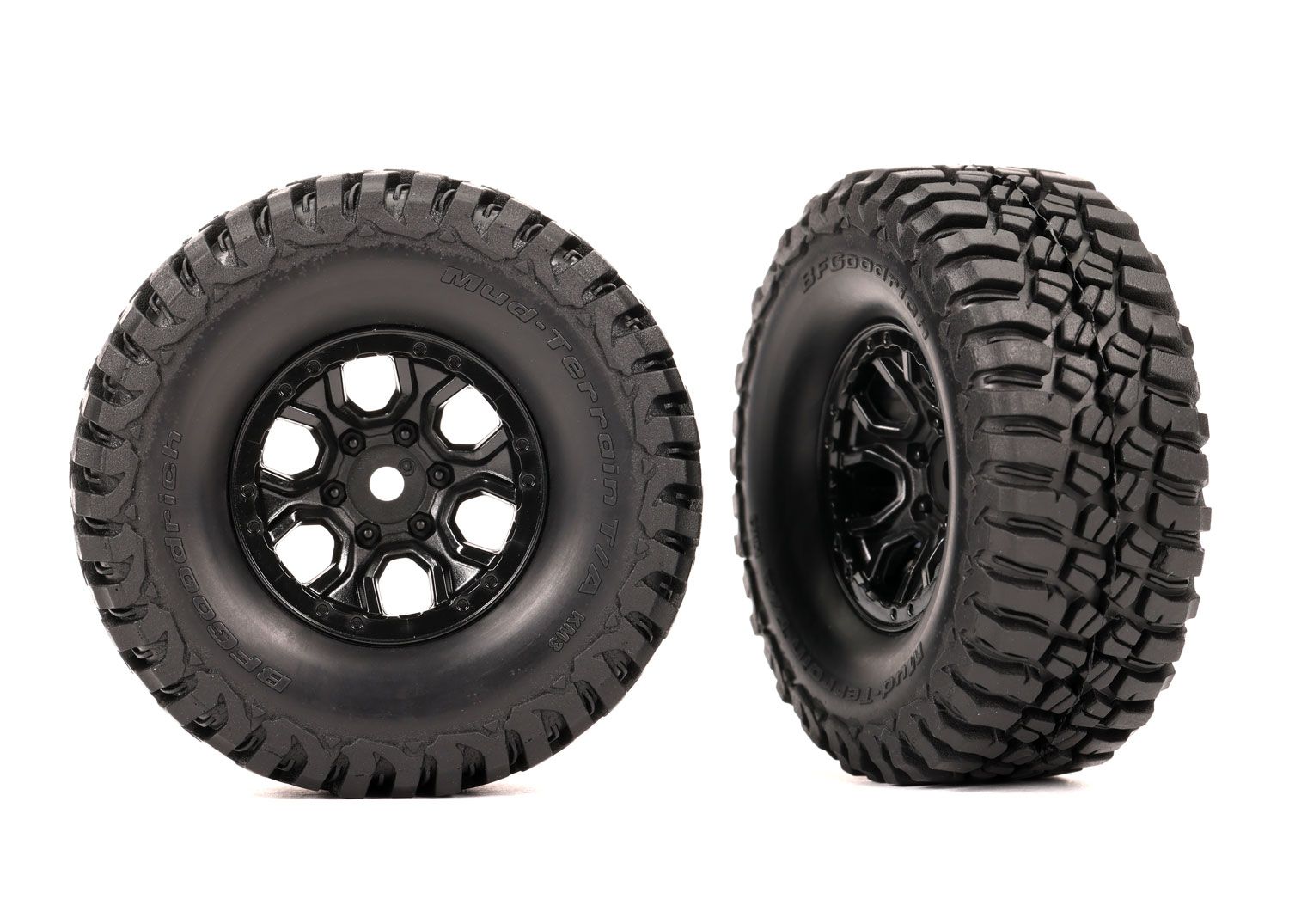 TRAXXAS 9774 T&W BLK 1.0 WHL, BFG MT TA KM3