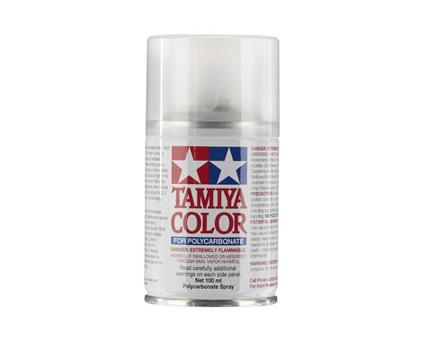 Pintura en aerosol transparente mate de policarbonato Tamiya PS-55 (100 ml)