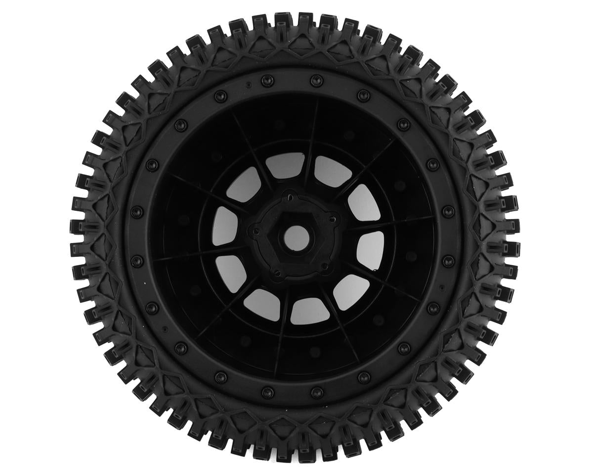 JConcepts Choppers Neumáticos premontados para Monster Truck con rueda de peligro (negro) (2) (P