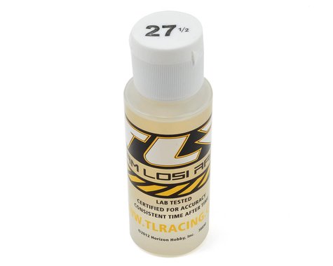 Huile d'amortisseur en silicone Team Losi Racing (2oz) (27,5wt)