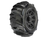 Neumáticos para camión premontados Pro-Line Dumont de 3,8" (2) (negro) (Z3) con Raid 8x32