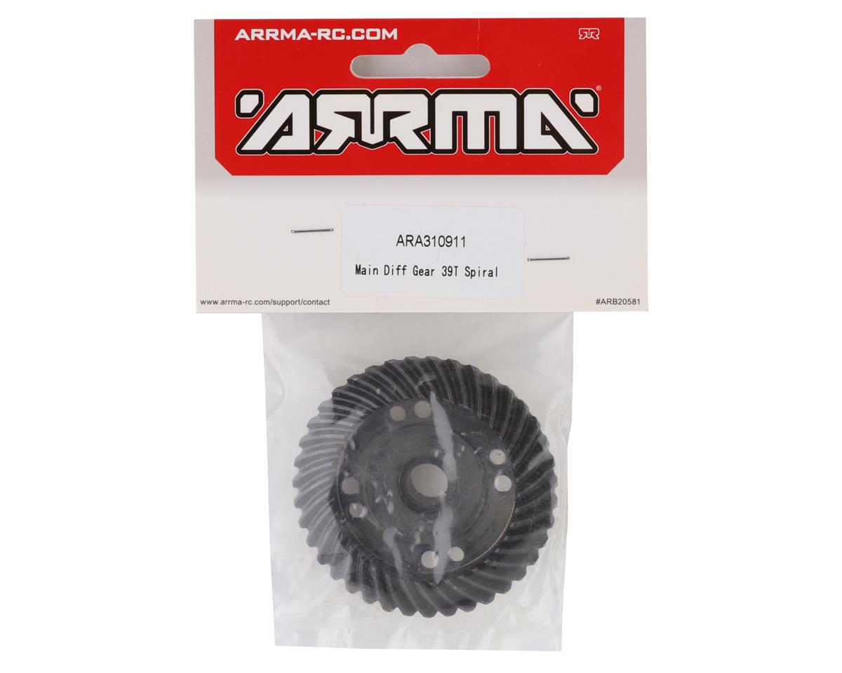 Arrma ARA310911 8S BLX Engrenage spiralé différentiel principal (39T)