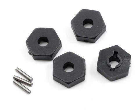 Traxxas 7154 Moyeux de roue hexagonaux de 12 mm avec axes d'essieu (4)