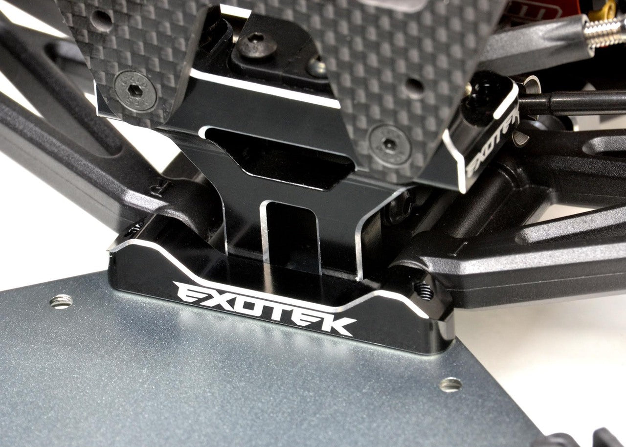 EXOTEK 22S 7075 Supports de bras en aluminium, pour réglages des orteils arrière, 1 paire EXO2067