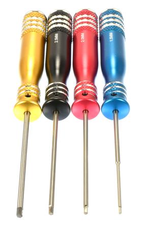 APEX 2741 RC PRODUCTS 4PC 1.5MM 2.0MM 2.5MM 3.0MM METRIC ALLEN KEY SET W/ ALUMIN