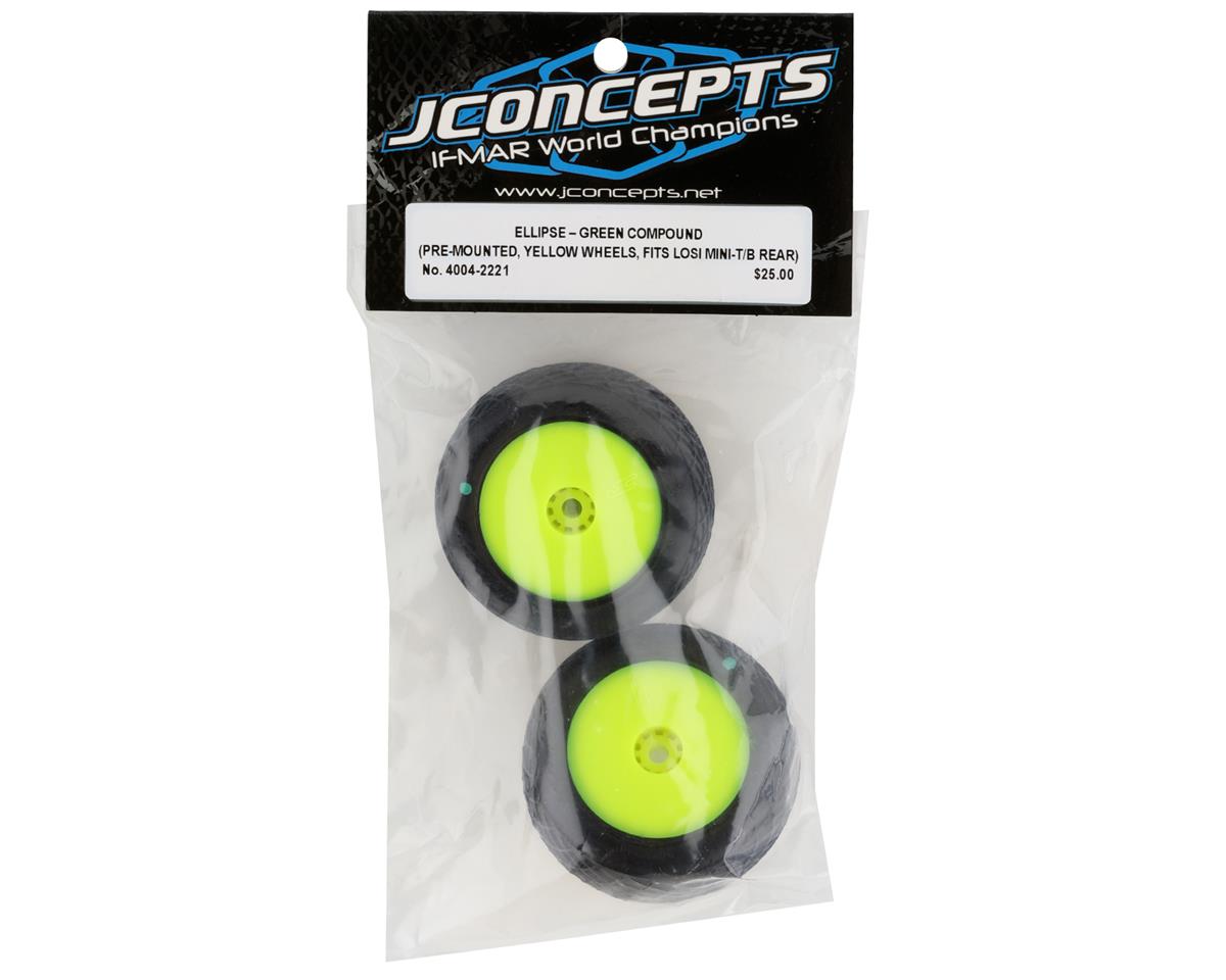 JConcepts 4004-2221 Mini-B/Mini-T 2.0 Ellipse Pre-Mounted Rear Tires