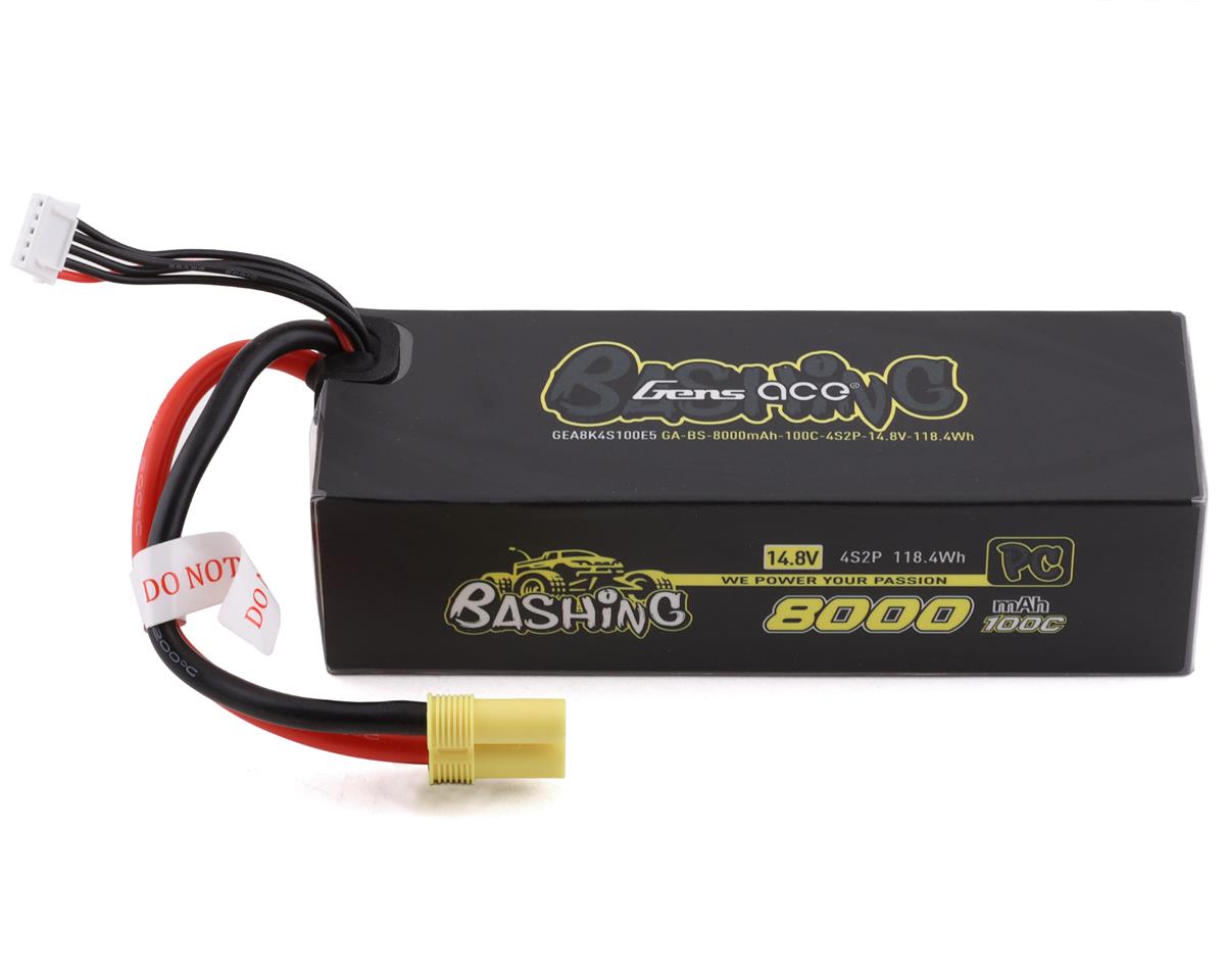 Batería LiPo Gens Ace Bashing Pro 4s 100C (14,8 V/8000 mAh) con conector EC5