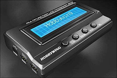 Hobbywing 30502001 Caja de programa LCD multifunción para programación ESC