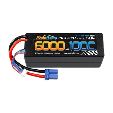 Batería Lipo Powerhobby 4s 14.8v 6000mah 100c EC5