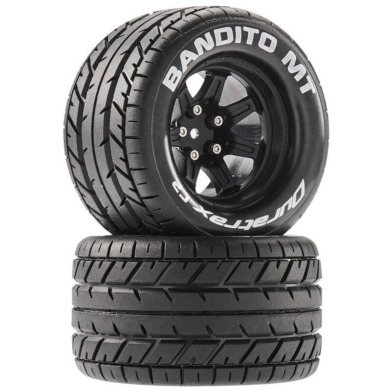 Neumáticos montados DURATEX DTXC5250 Bandito MT 2.8, hexagonal negro de 14 mm (2)