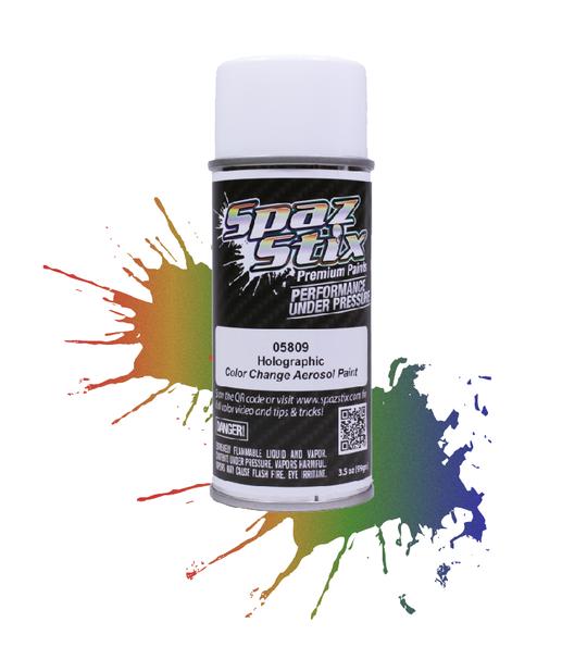 Spaz Stix 05809 Color Change Aerosol Paint, Holographic, 3.5oz Can