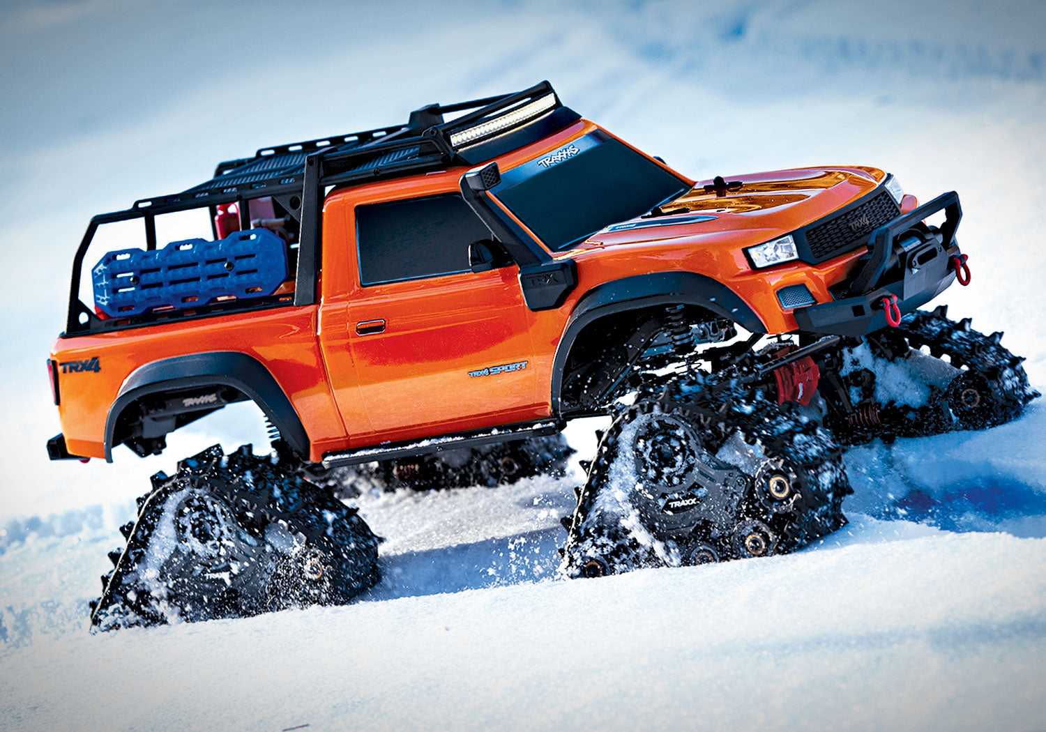 Traxxas 82034-4 Orange 1/10 Scale 4X4 Trail Truck, Fully-Assembled