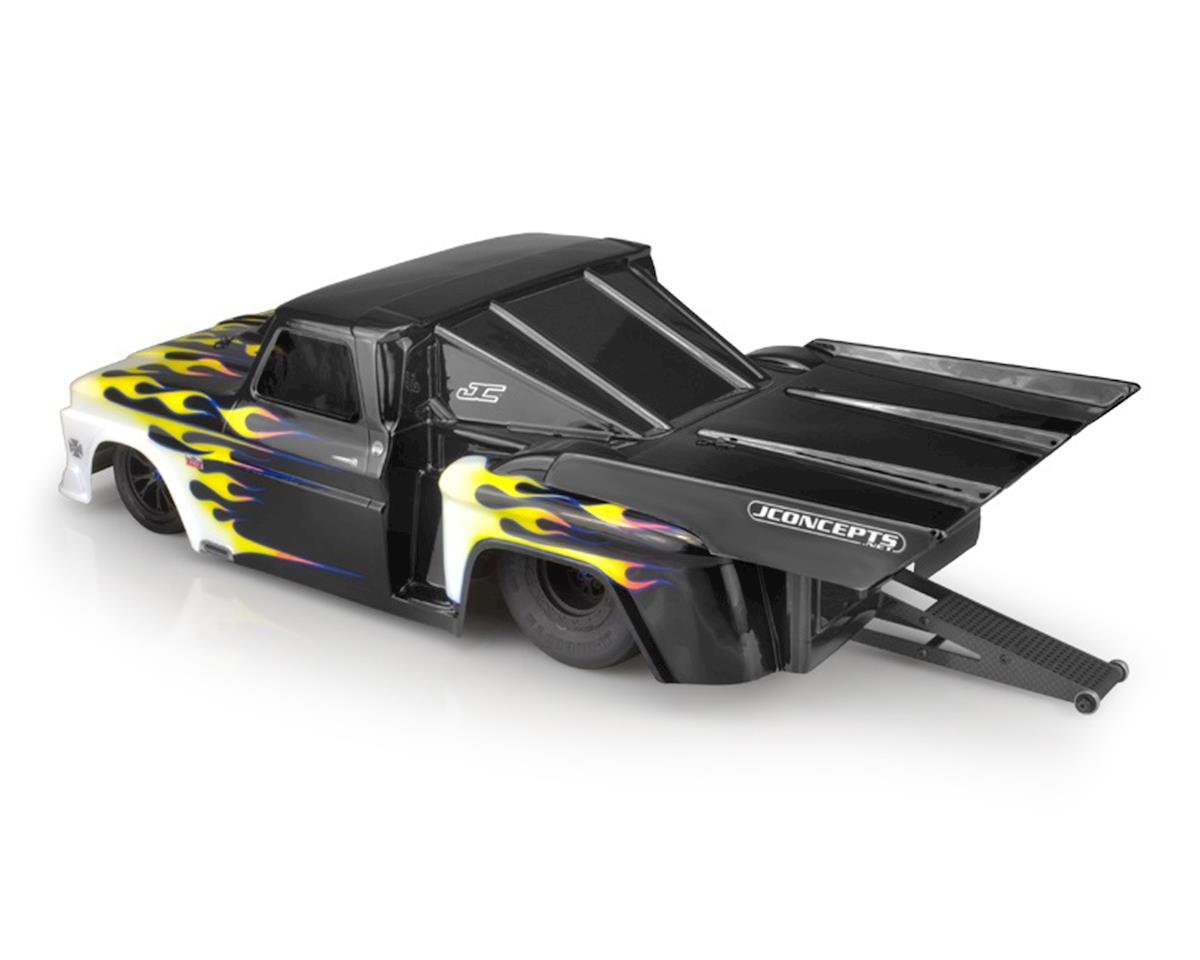 JConcepts 0373 1966 Chevy C10 Step-Side Street Eliminator Drag Racing Body