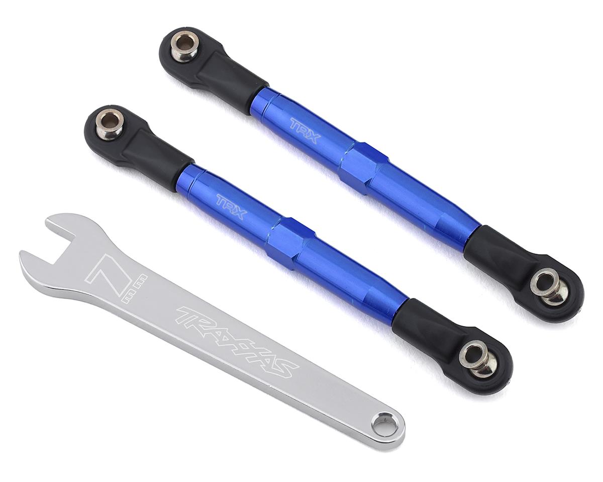 Traxxas 3643X Aluminum 49mm Camber Link Turnbuckle (Blue) (2)