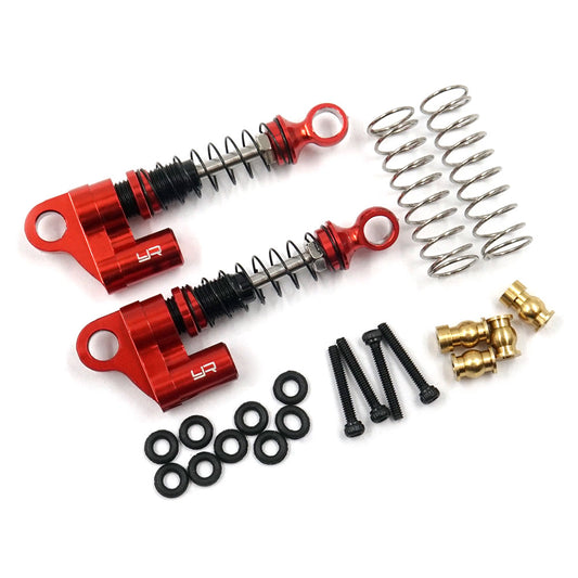 Yeah Racing AXSC-047RD ALUMINUM SHOCK PAIR FOR AXIAL SCX24 RED