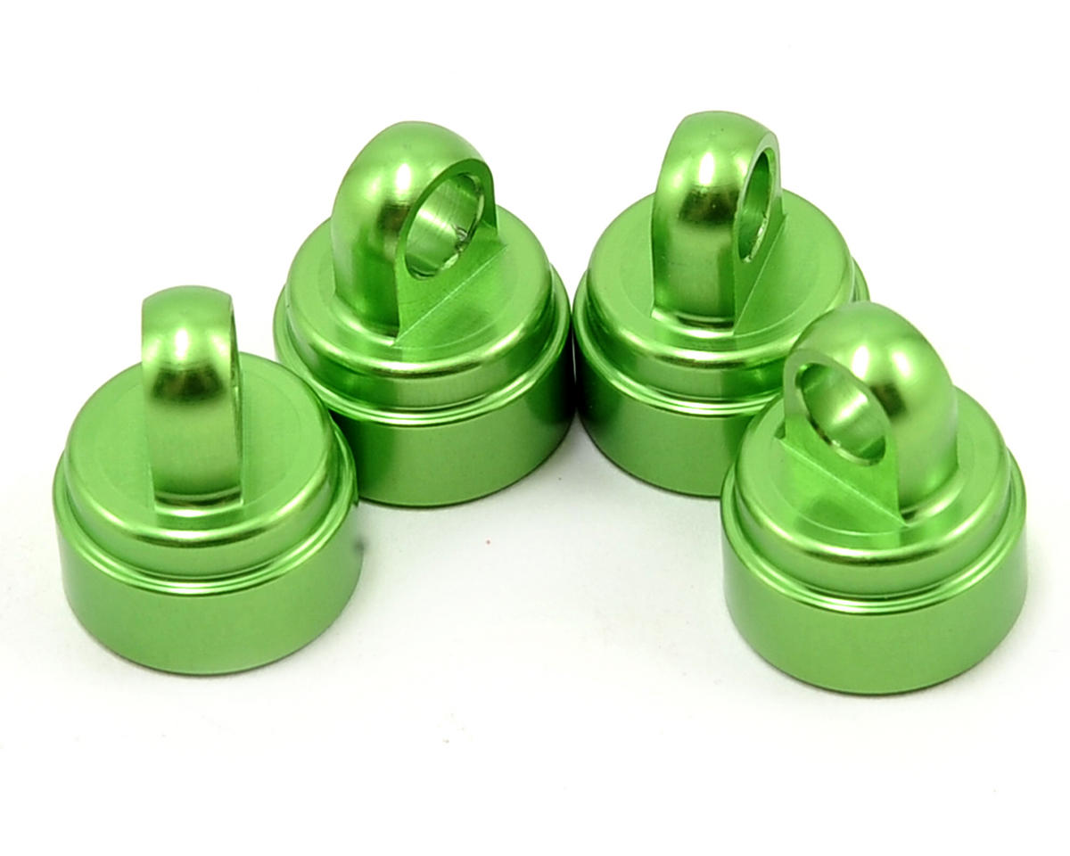 Traxxas 3767G Aluminum Ultra Shock Cap (Green) (4)