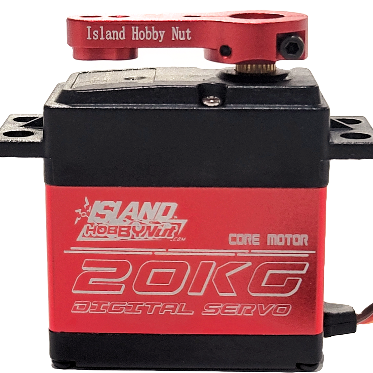 IslandHobbyNut Servo à engrenages métalliques étanche à couple sur chenilles de 20 kg