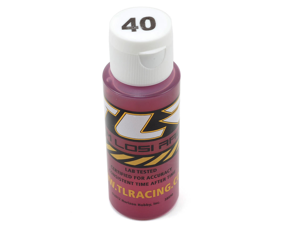 Team Losi Racing TLR74010 Silicone Shock Oil (2oz) (40wt)