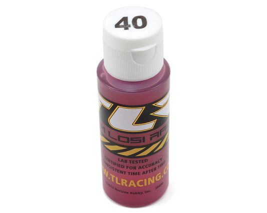 Team Losi Racing TLR74010 Silicone Shock Oil (2oz) (40wt)