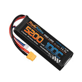 Batterie Lipo Powerhobby 3s 11.V 5200mah 100C - 200C avec XT60 + adaptateur Traxxas