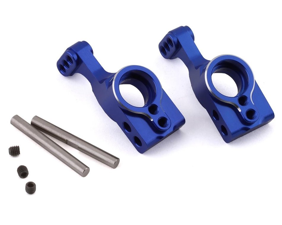 Hot Racing TE22N06 Traxxas Slash Pro Rear Axle Carriers (Blue)