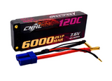 Batterie Lipo à étui rigide CNHL Racing Series LiHV 6000mAh 7.6V 2S 120C HV avec EC5