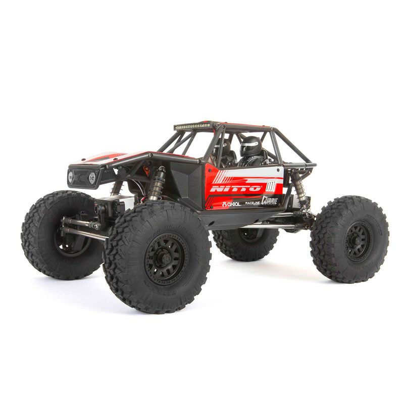 AXIAL AXI03022T2 1/10 Capra 1.9 4WS Unlimited Trail Buggy RTR, BLACK