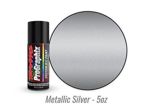 TRAXXAS Body paint, ProGraphix™, Metallic Silver (5oz) 5073