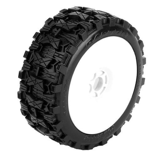Powerhobby PHT2409DW Raptor 1/8 Buggy Belted All Terrain Mounted Tires 17MM
