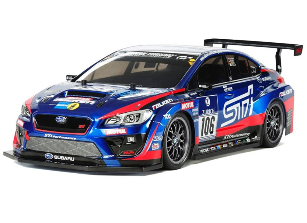 Tamiya Subaru WRX STI 24e Nurburgring 1/10 4WD Kit de voiture de tourisme électrique (TT-02)