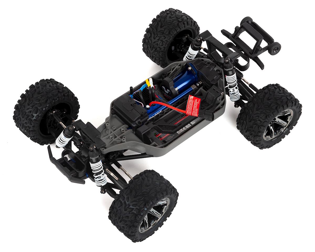 Traxxas 67076-4-GRN Rustler 4X4 VXL sin escobillas RTR 1/10 4WD Stadium Truck (verde)