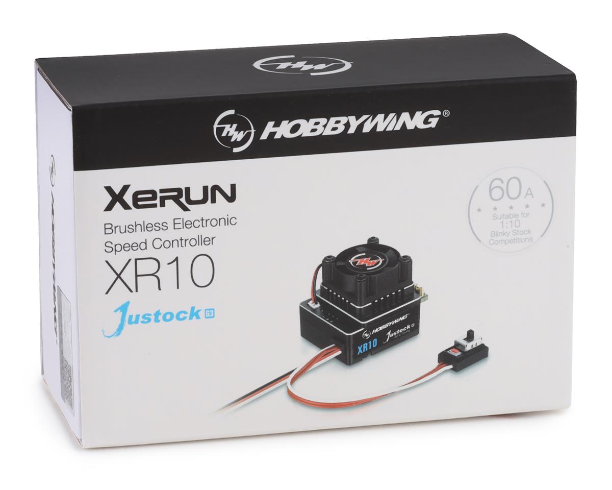 Hobbywing 30112003 XERUN XR10 Justock G3 1/10 ESC sin escobillas con sensor